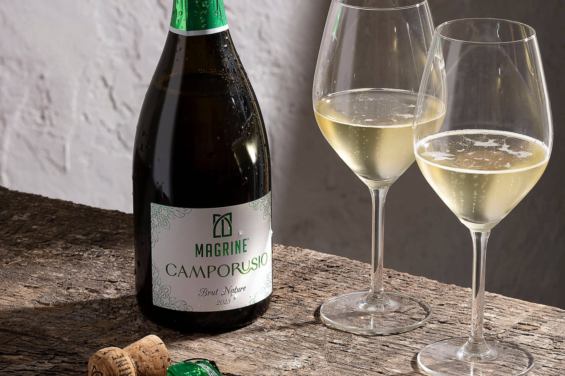 Camporusio Brut Nature Magrine Spumante con il fondo Veneto