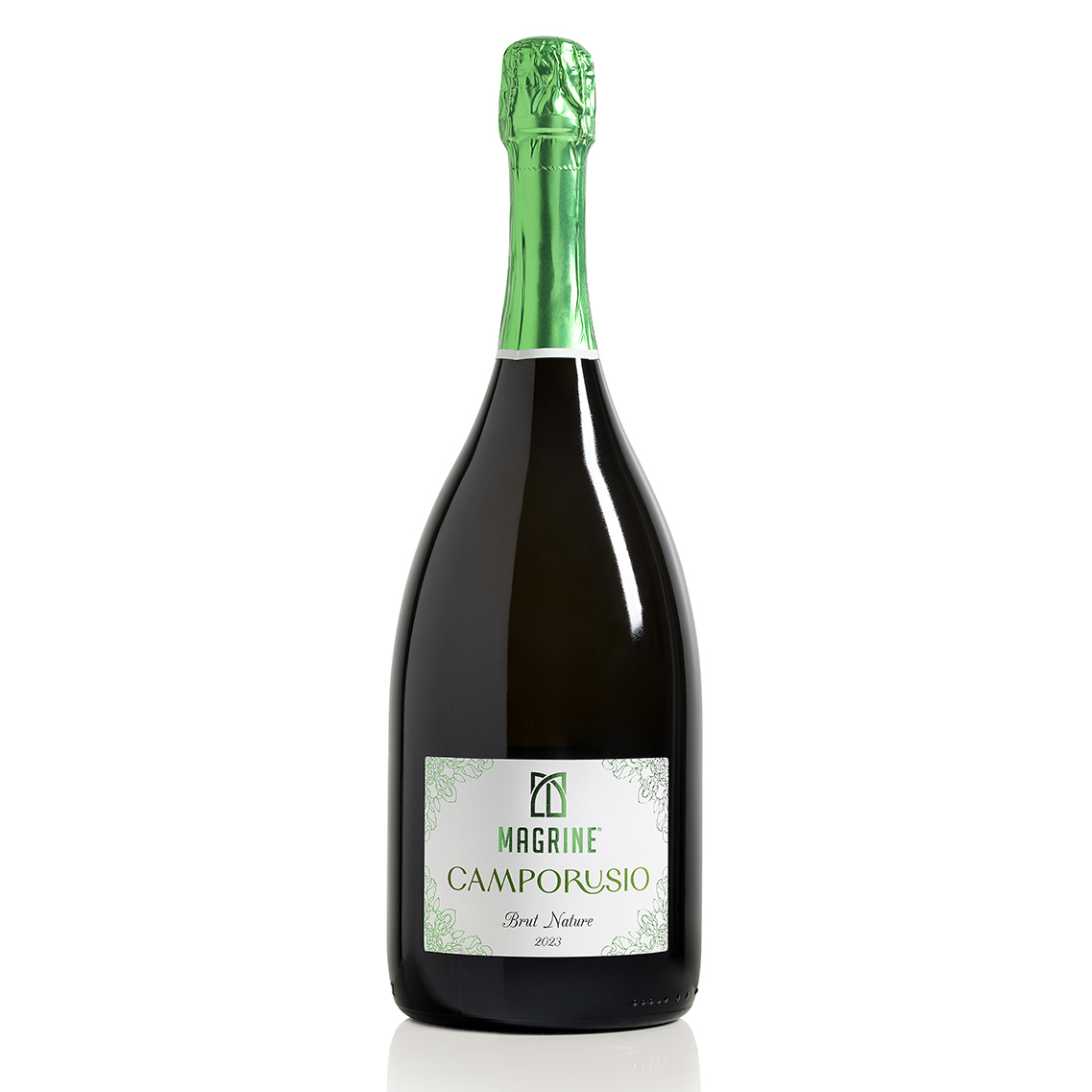 magnum magrine camporusio brut nature vino spumante con il fondo